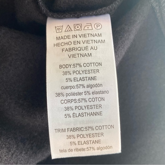 Michael Kors Women’s Top Gold Embellished Black Hoodie size 2X, Cotton Blend - Picture 6 of 9